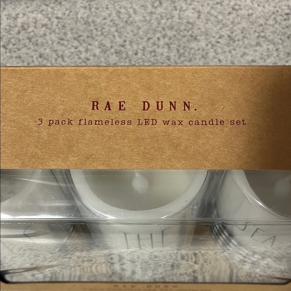 Rae Dunn Black and White Checkered LED Candle Set - Picture 4 of 5